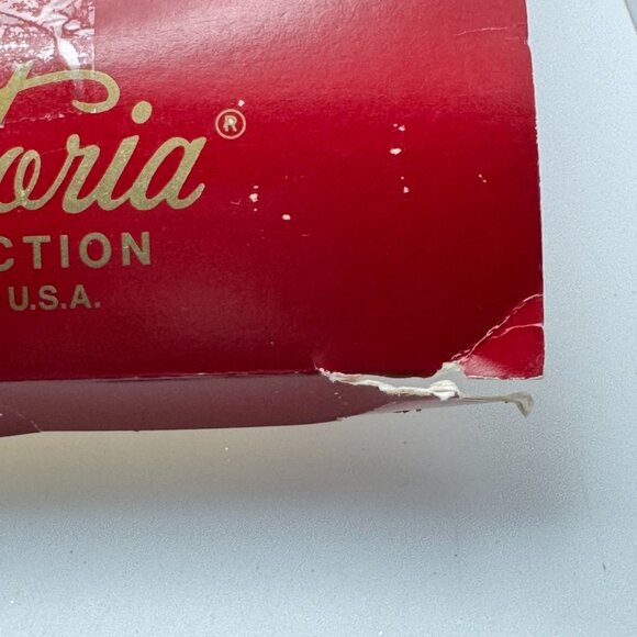 Victoria Col. Vtg Glass Christmas Ornament Set Of 4 Gold Silver Glitter Lace - Picture 11 of 11